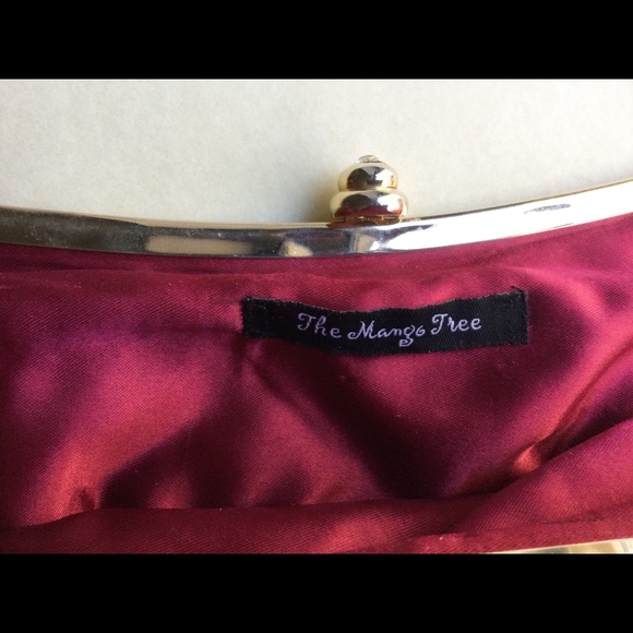 The Mango Tree Silk Brocade Clutch - Picture 6 of 8